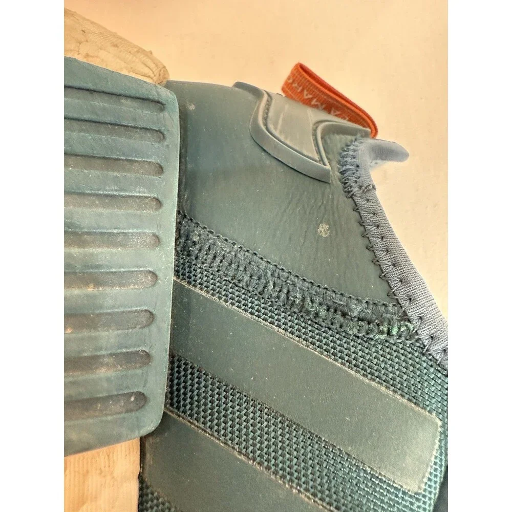 Adidas NMD R1 Trail Boost Shoes Teal Orange Men’s US 8.5 Gum Sole Sneakers